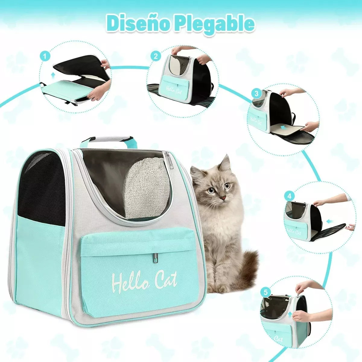 Mochila Bolso Porta Perros y Gatos