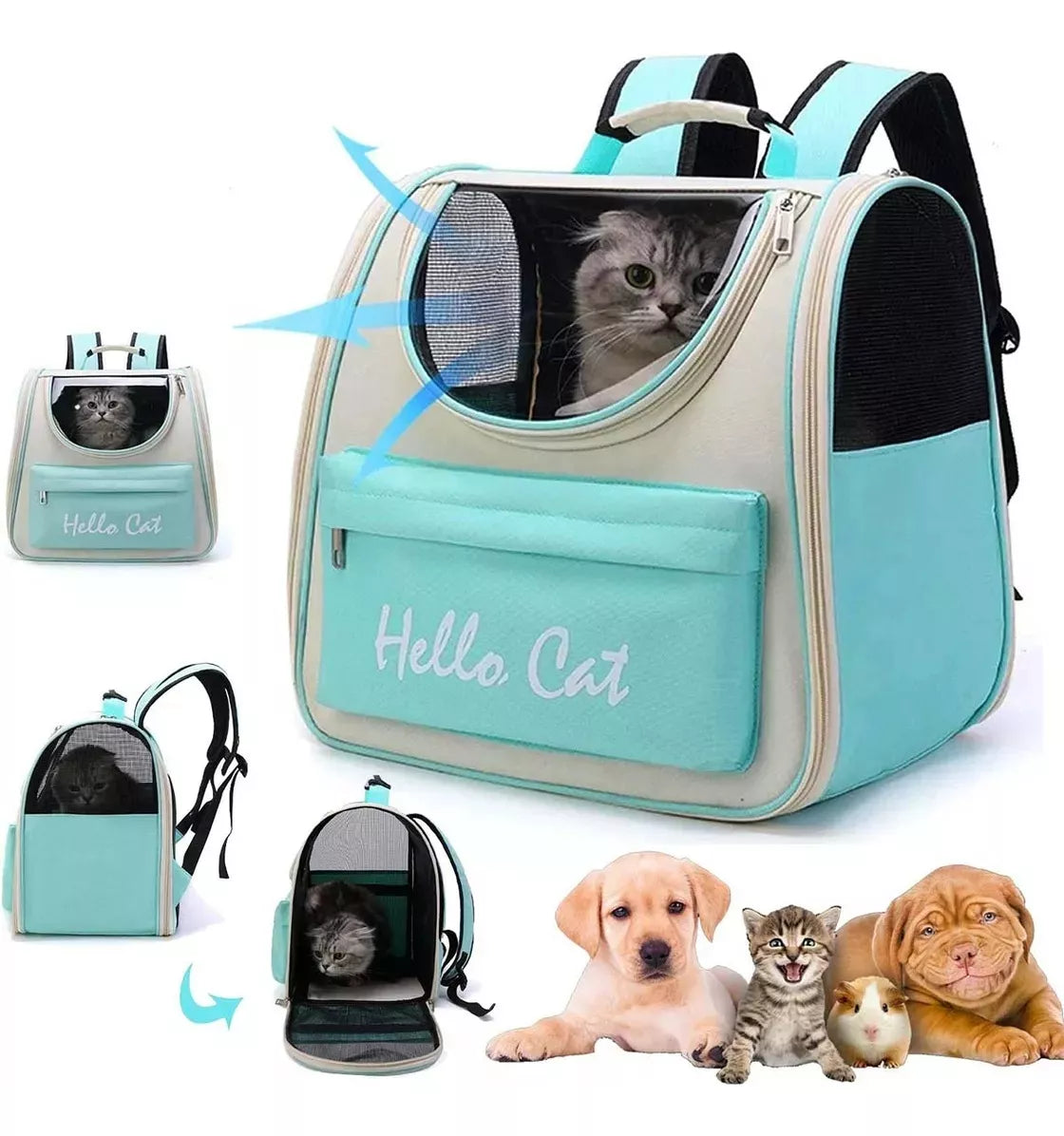 Mochila Bolso Porta Perros y Gatos