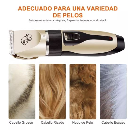 Máquina Cortapelo para Mascotas Recargable por USB