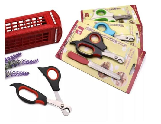 Cortauñas Tipo Tijera para Mascotas + Lima de Regalo